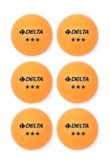 Delta 6 Adet Turuncu Masa Tenisi Topu ( Pinpon Topu )