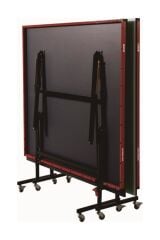 Delta Satisfaction 16 mm Deluxe Katlanabilir Yeşil Masa Tenisi Masası + Ağ-Demir + 2 Raket + 3 Top