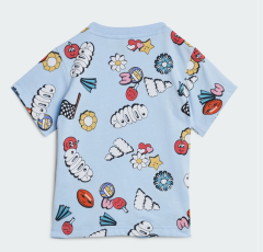 adidas Seasonal Essentials Fun Allover Print Set Kids JD062