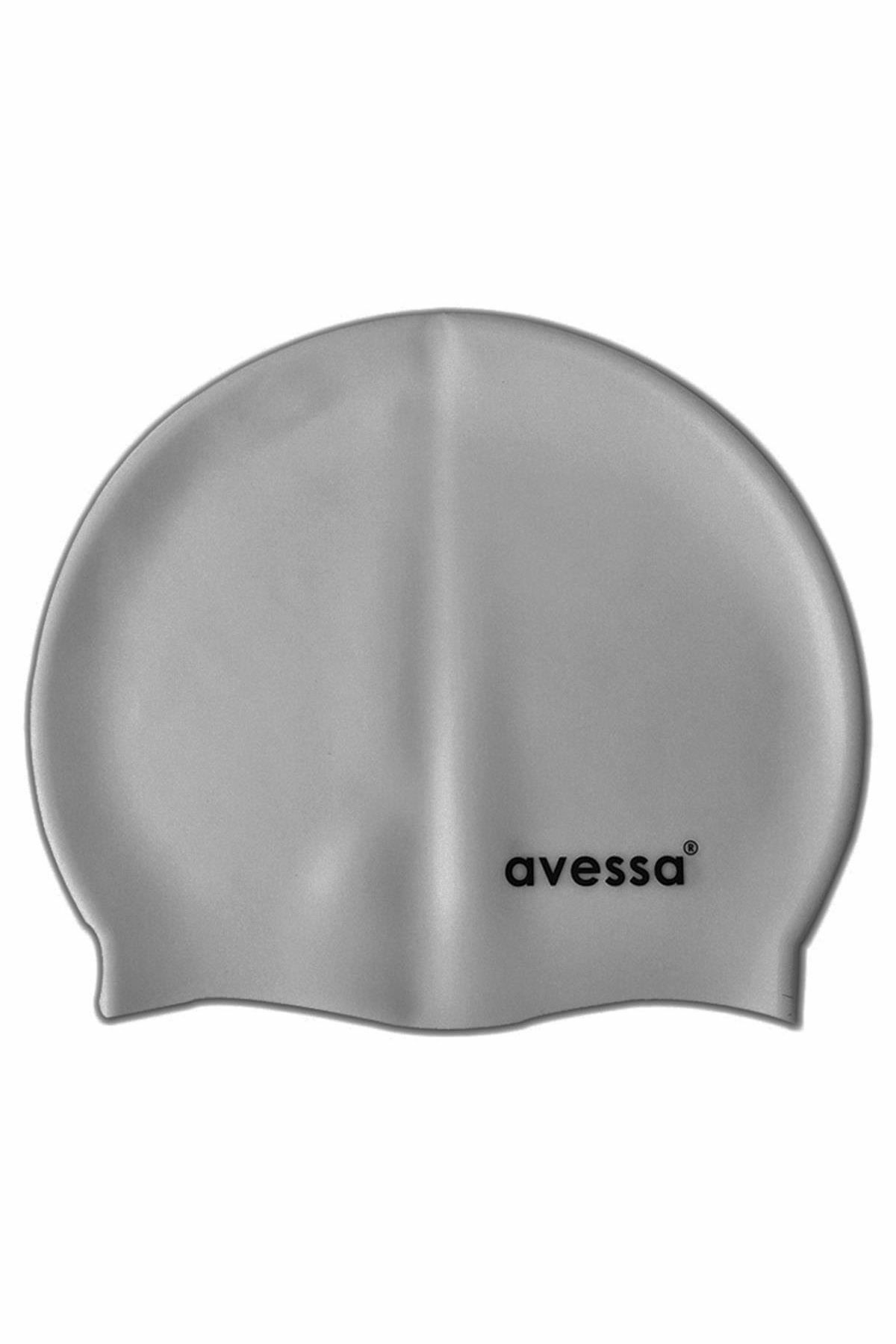 AVESSA Unisex Koyu Gri Silikon Bone  Havuz Bonesi SC604