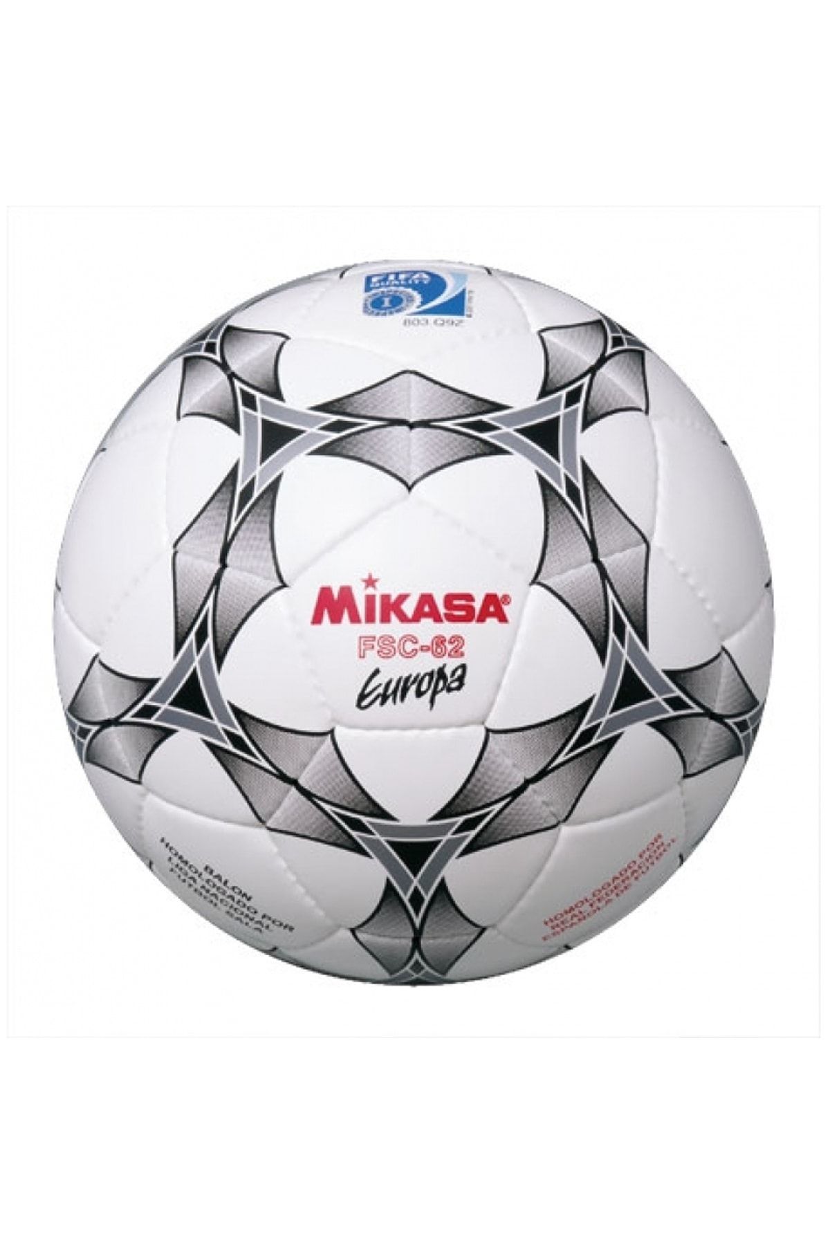Mikasa Fsc-62 Europa In Spected Siyah-Beyaz Futsal Topu