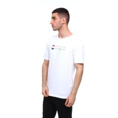 Raru S.P.Q.O.R Erkek %100 Pamuk T-Shirt ARVE BEYAZ RSCT101-001