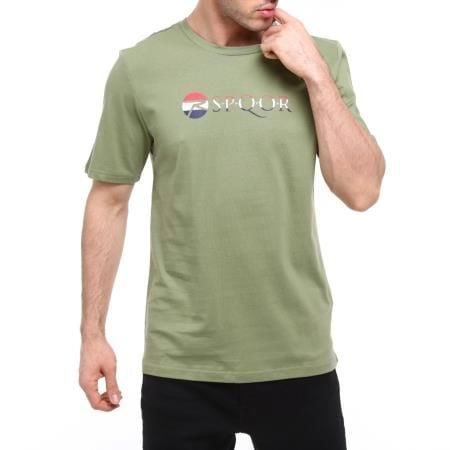 Raru S.P.Q.O.R Erkek %100 Pamuk T-Shirt ARVE HAKİ RSCT101-373