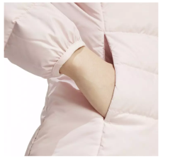 Adidas Essentials Light Down Kadın Kışlık Şişme Ceket Uzun Ekru IX8931