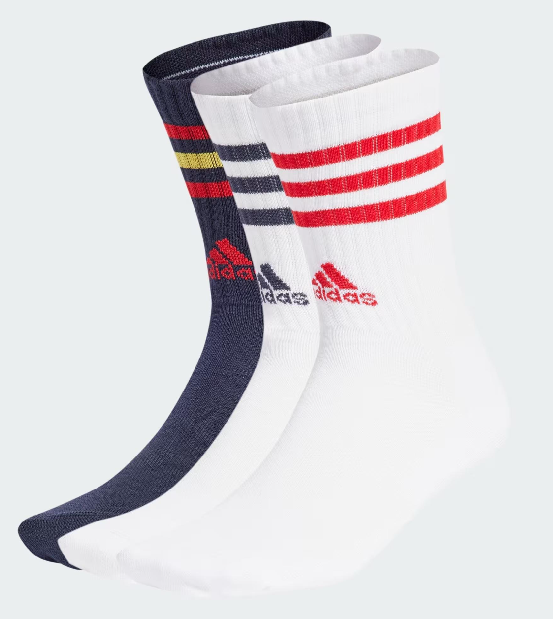 adidas 3-Stripes Cushioned Crew 3P Çorap IY8644