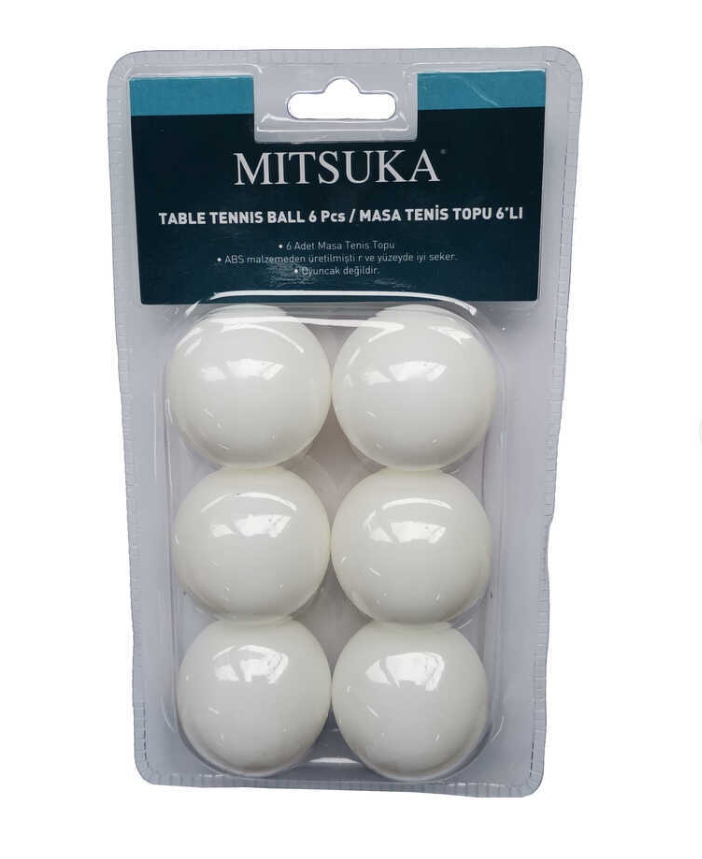 Mitsuka Masa Tenis Top 6`Lı Kart 40Mm - (Tt0103-1) Abs Materyal