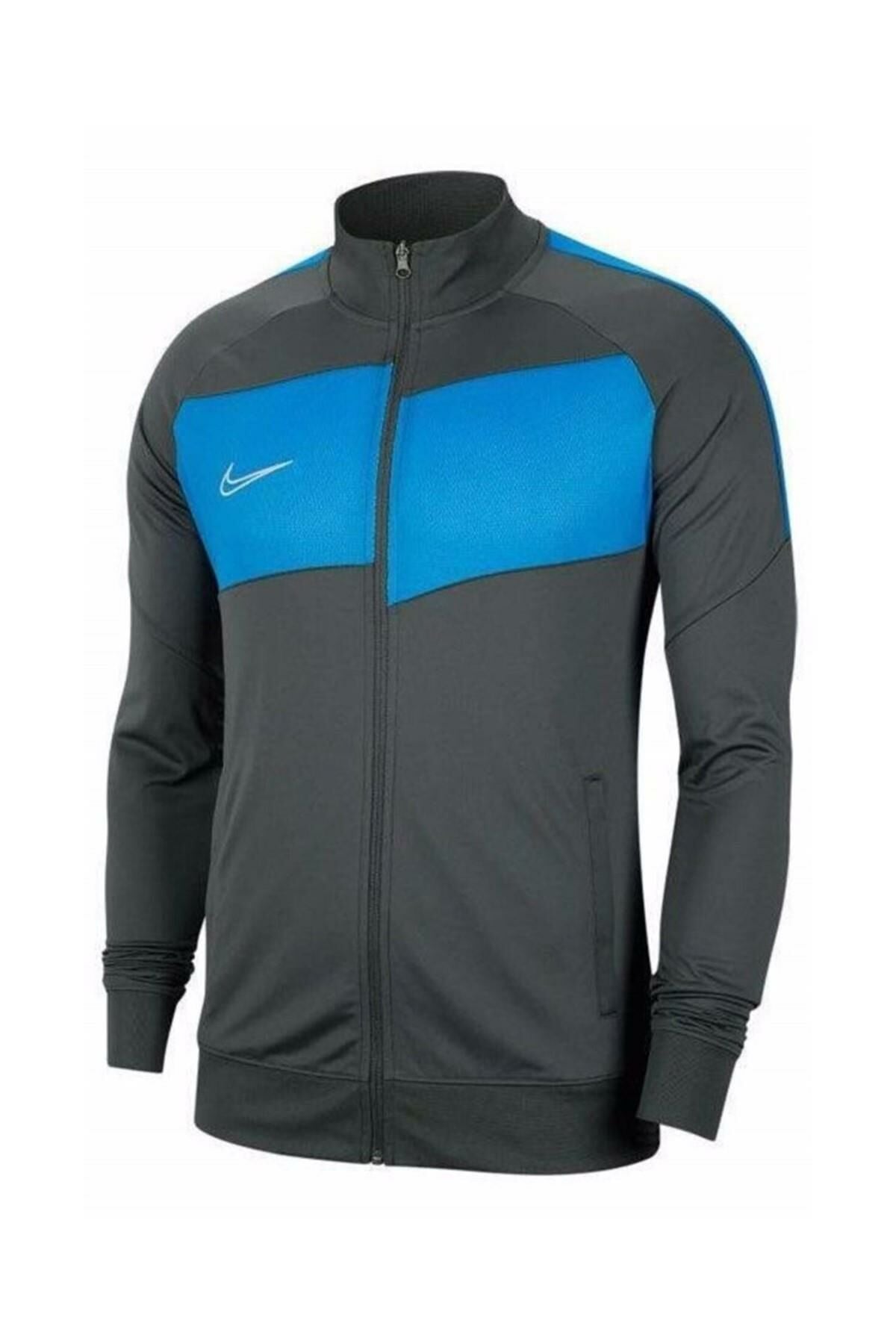 Nike Dry Academy Pro Erkek Gri Futbol Antrenman Ceketi BV6918-067