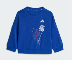 adidas I Mrvl Sm Jog Çocuk Mavi Eşofman Takımı KS3964
