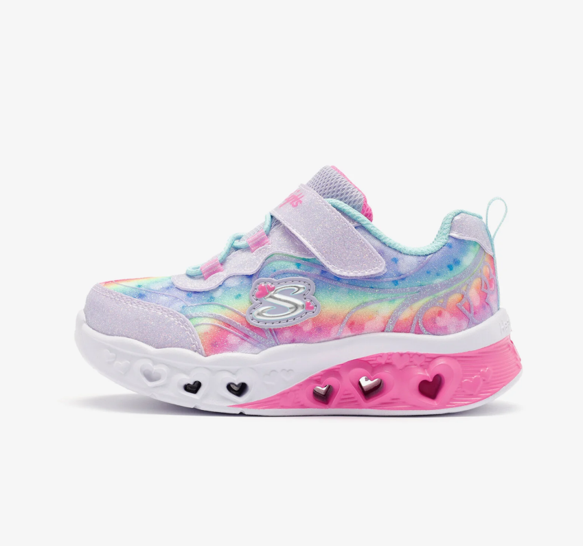 Skechers Flutter Heart Lights Çocuk LAVANTA/AÇIK MAVİ Spor Ayakkabısı 303253N LVAQ