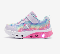 Skechers Flutter Heart Lights Çocuk LAVANTA/AÇIK MAVİ Spor Ayakkabısı 303253N LVAQ