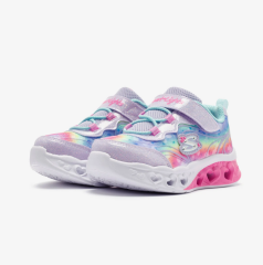 Skechers Flutter Heart Lights Çocuk LAVANTA/AÇIK MAVİ Spor Ayakkabısı 303253N LVAQ