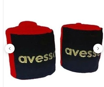 Avessa Boks Bandajı 3.5 Metre %100 Polyester Elastik Boks Bilek Bandajı Bilek Sargısı Çift (2 Adet)