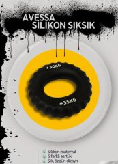 Avessa Silikon El Sıksık Rehabilitasyon ve Spor İçin İdeal – Silikon El Egzersiz Halkası