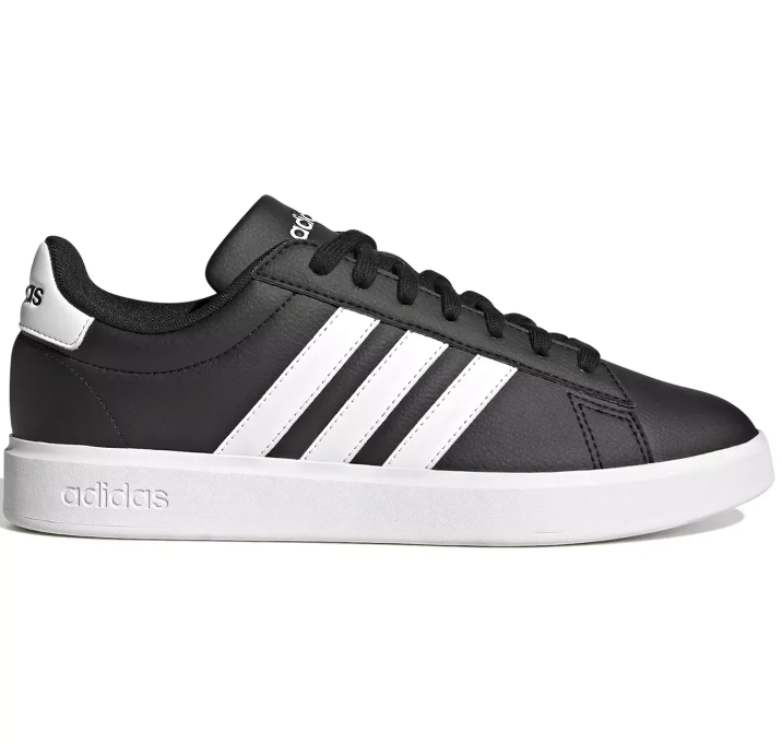 adidas Grand Court 2.0 Erkek Siyah Sneaker Ayakkabı GW9196