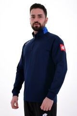 Lotto Sweatshirt(Halfzip) Erkek Lacivert/Saks Mavi-Joe Sweat Hz Ant Pl-R8920