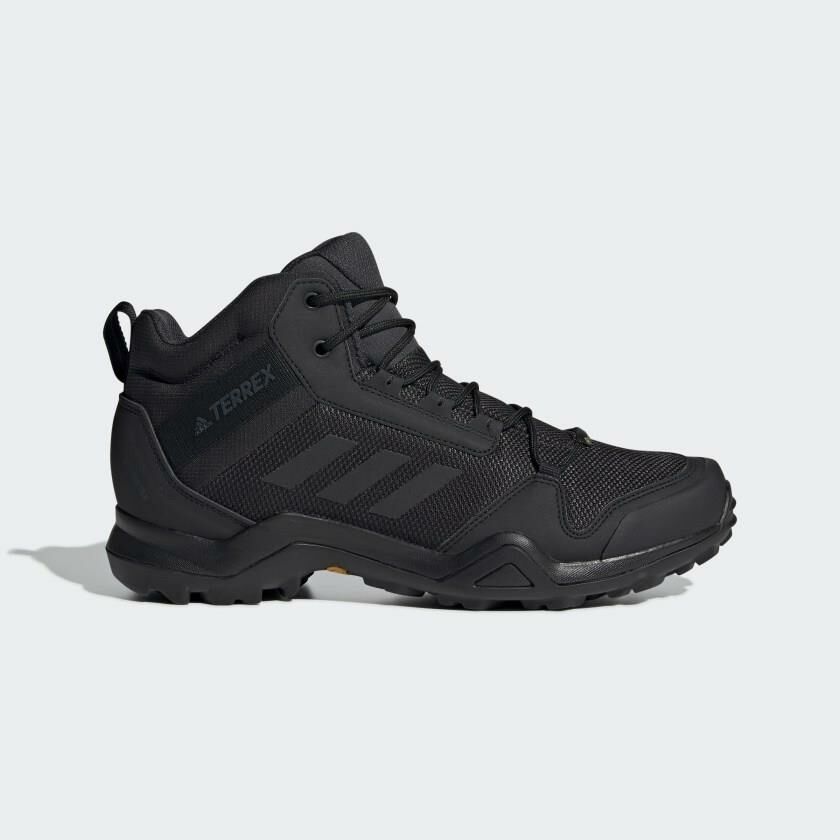 adidas Terrex AX3 Mid Erkek Siyah Outdoor Su Geçirmez Bot BC0466