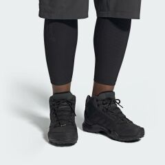 adidas Terrex AX3 Mid Erkek Siyah Outdoor Su Geçirmez Bot BC0466