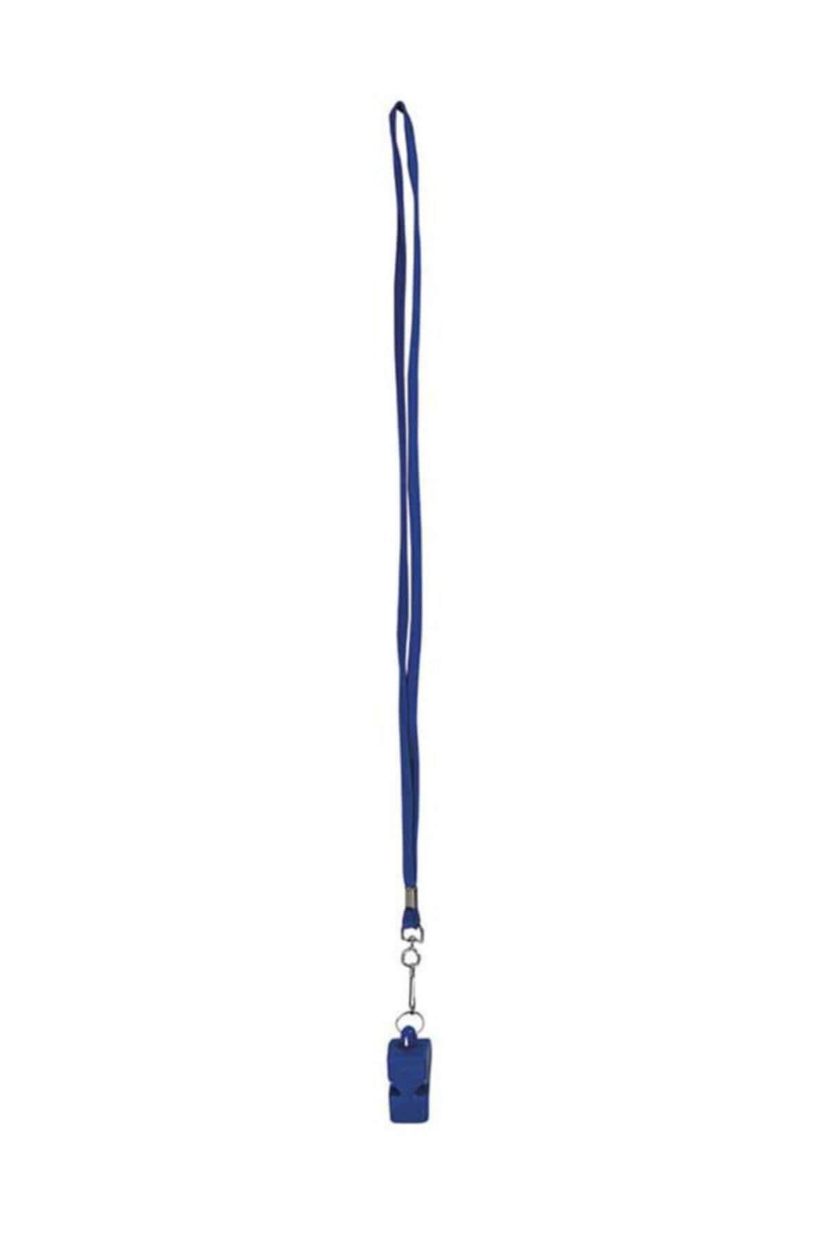 TRYON DK-100 İpli Plastik Hakem Düdük Mavi DK-100M