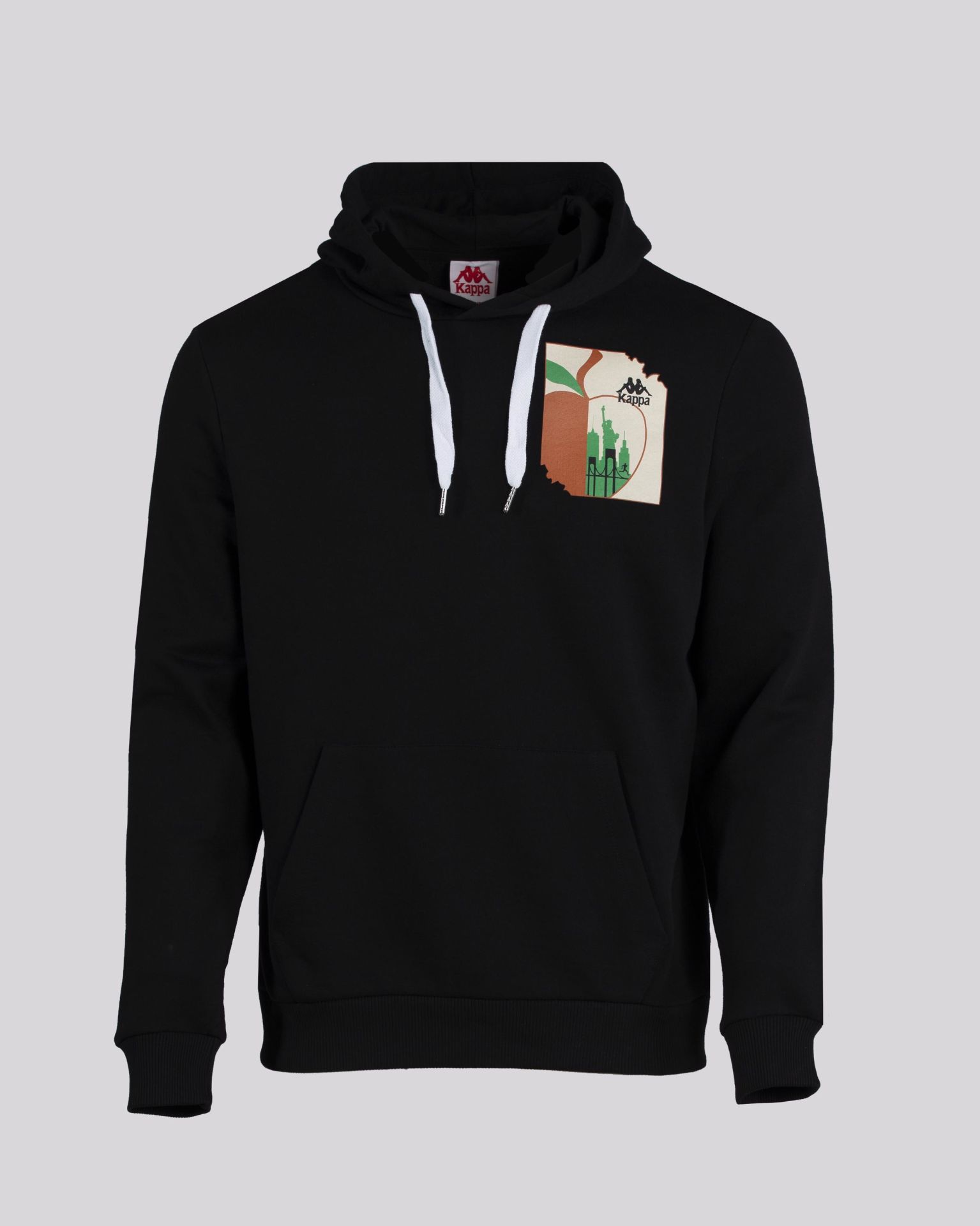 Kappa Authentic Graphik Valter Erkek Siyah Eşofman Üst 321J5MW-005