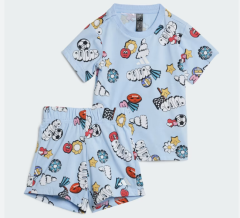 adidas Seasonal Essentials Fun Allover Print Set Kids JD062