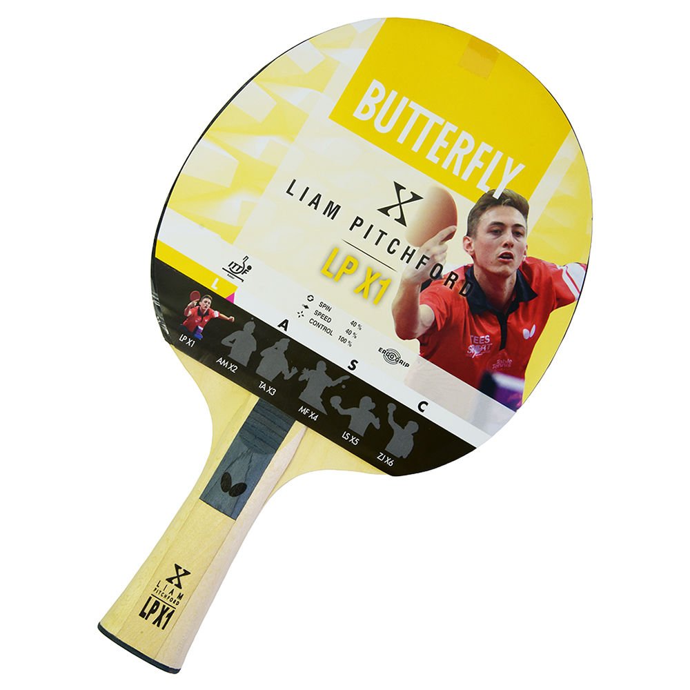 Butterfly Liam Pitchford LP X1 ITTF Onaylı Tenis Raketi -85080S
