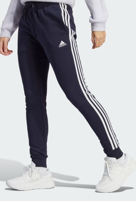 adidas Essentials 3-Stripes French Terry Cuffed Joger Erkek Alt Eşofman IC9923