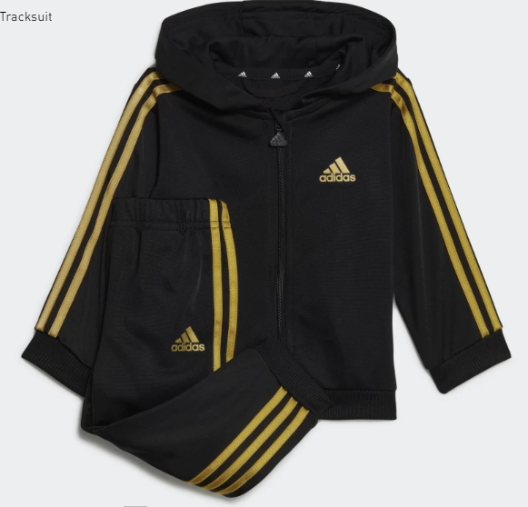 adidas Essential Shiny Hooded Tracsuit Bebek Eşofman Takımı HR5874