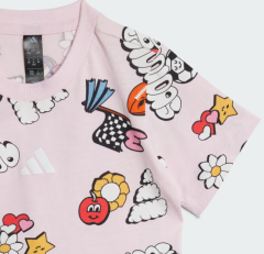 adidas Seasonal Essentials Fun Allover Print Set Kids JI6235