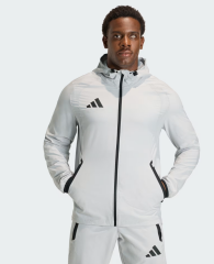 adidas Tiro Travel Erkek Gri Rüzgarlık KD3336