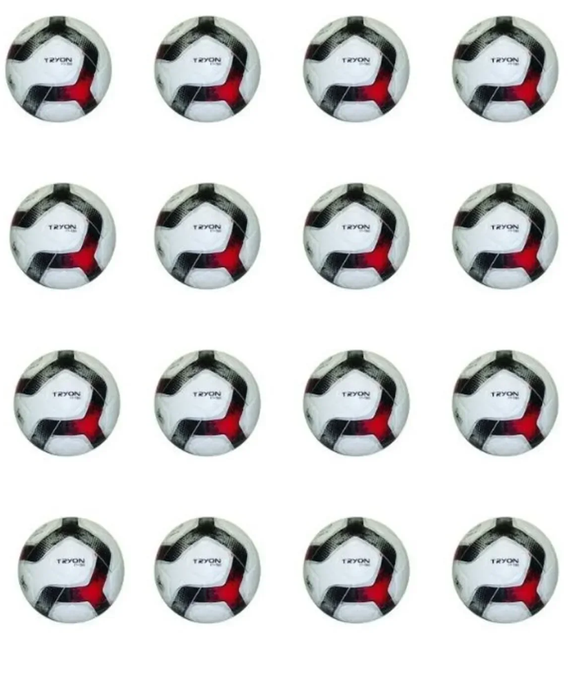TRYON Futbol Topu FT-180 16 Adet (1 KOLİ) 4 Numara-KIRMIZI
