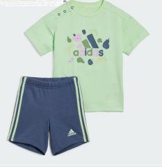 adidas Esentials Allover Printer Kids Bebek Eşofman Takımı IQ4066