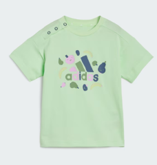 adidas Esentials Allover Printer Kids Bebek Eşofman Takımı IQ4066