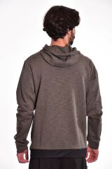 Lotto Sweatshirt Erkek Haki-trng Iı Sweat Fz Hd Ft-R9299