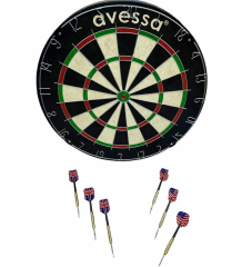 Avessa Dart-150 Sisal Profesyonel Dart Tahtası Seti