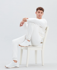 Skechers Uno - Stand On Air Erkek Beyaz Sneakers 52458 WHT