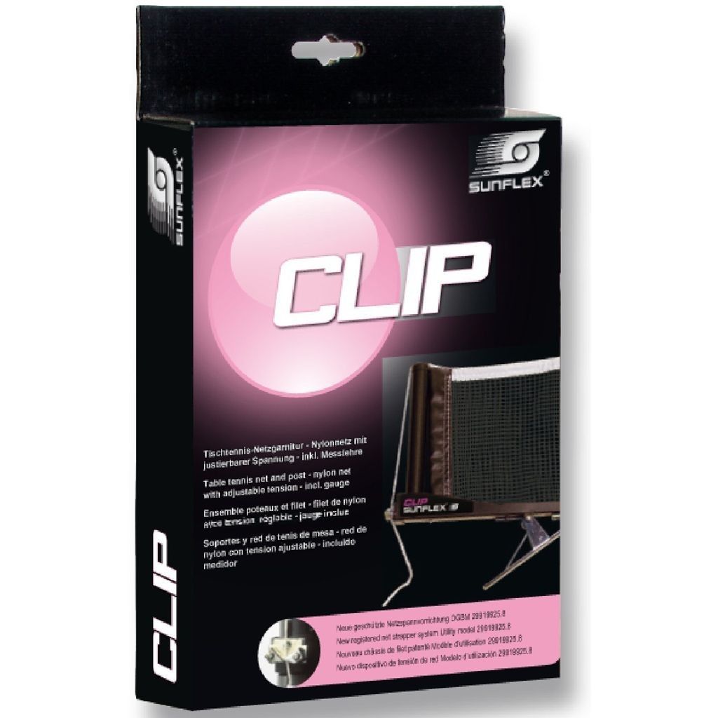 Sunflex Clip PP Masa Tenisi Ağ Demir seti - 20245