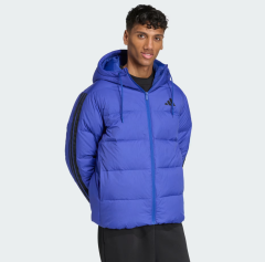 adidas Essentials Climawarm 3-Stripes Puffer Down Kapüşonlu Mont JW9099