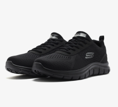 Skechers Track-Leshur Erkek Siyah Sneaker Ayakkabı 232758TK BBK