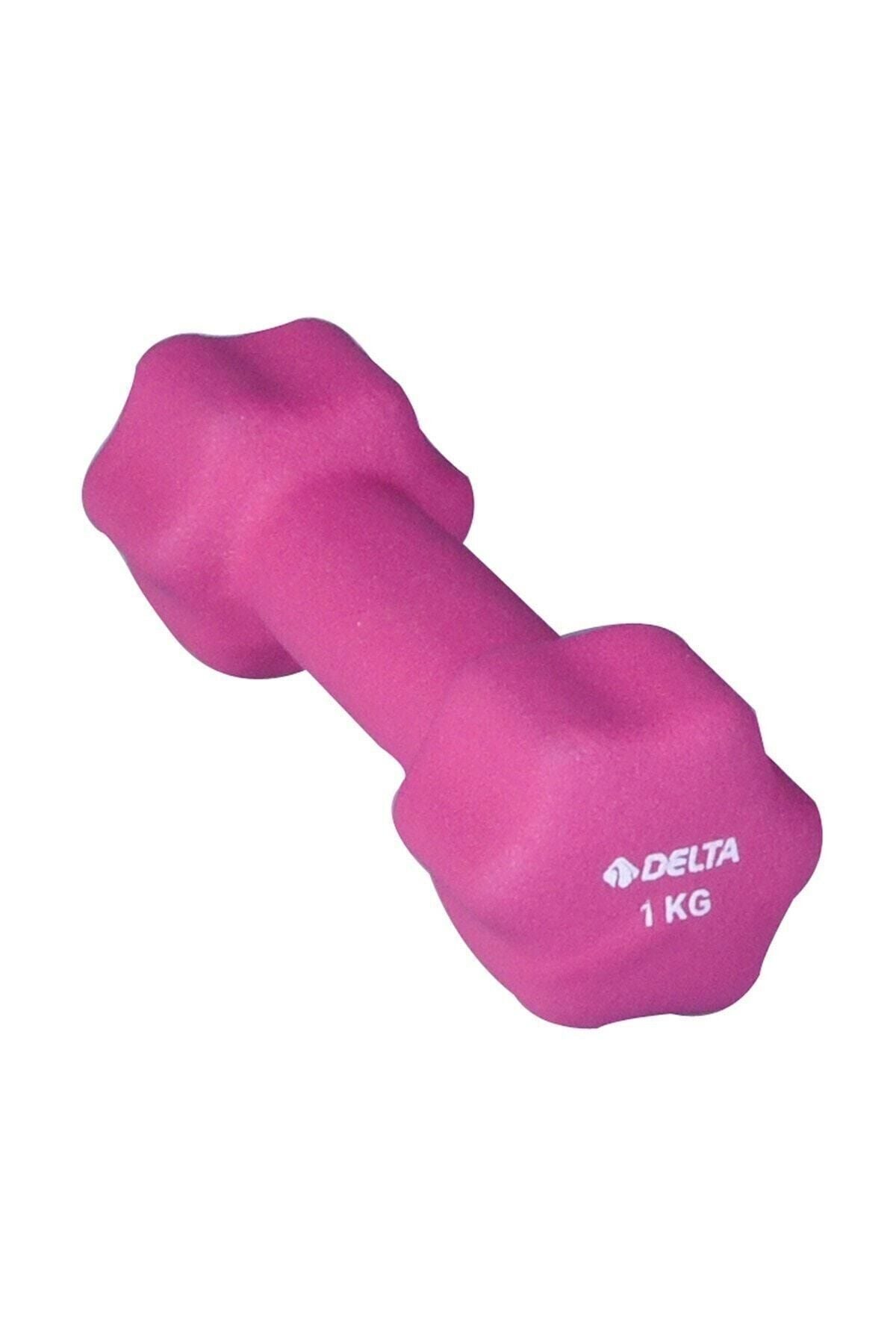 Delta Unisex Pembe Deluxe Neopren Kaplı Demir Dambıl