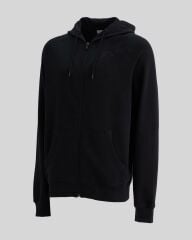 Kappa Logo Jackus Slim Erkek Siyah Slim Fit Fermuarlı Eşofman Üst 321G7KW-005