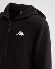 Kappa Authentic Ladi Erkek Siyah Regular Fit Fermuarlı Eşofman Üst 381K1TW-005