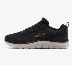 Skechers Track-Leshur Erkek Siyah Spor Ayakkabı - 232758TK BLK