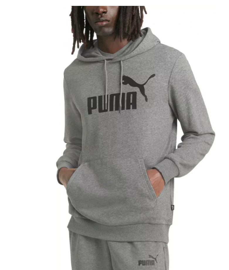 Puma Ess Big Logo Hoodie Grey 586688-03