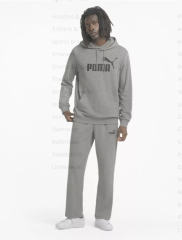 Puma Ess Big Logo Hoodie Grey 586688-03