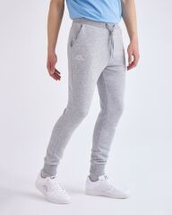 Kappa Logo Zanty Erkek Gri Melanj Slim Fit Eşofman Altı 341D3SW-77M