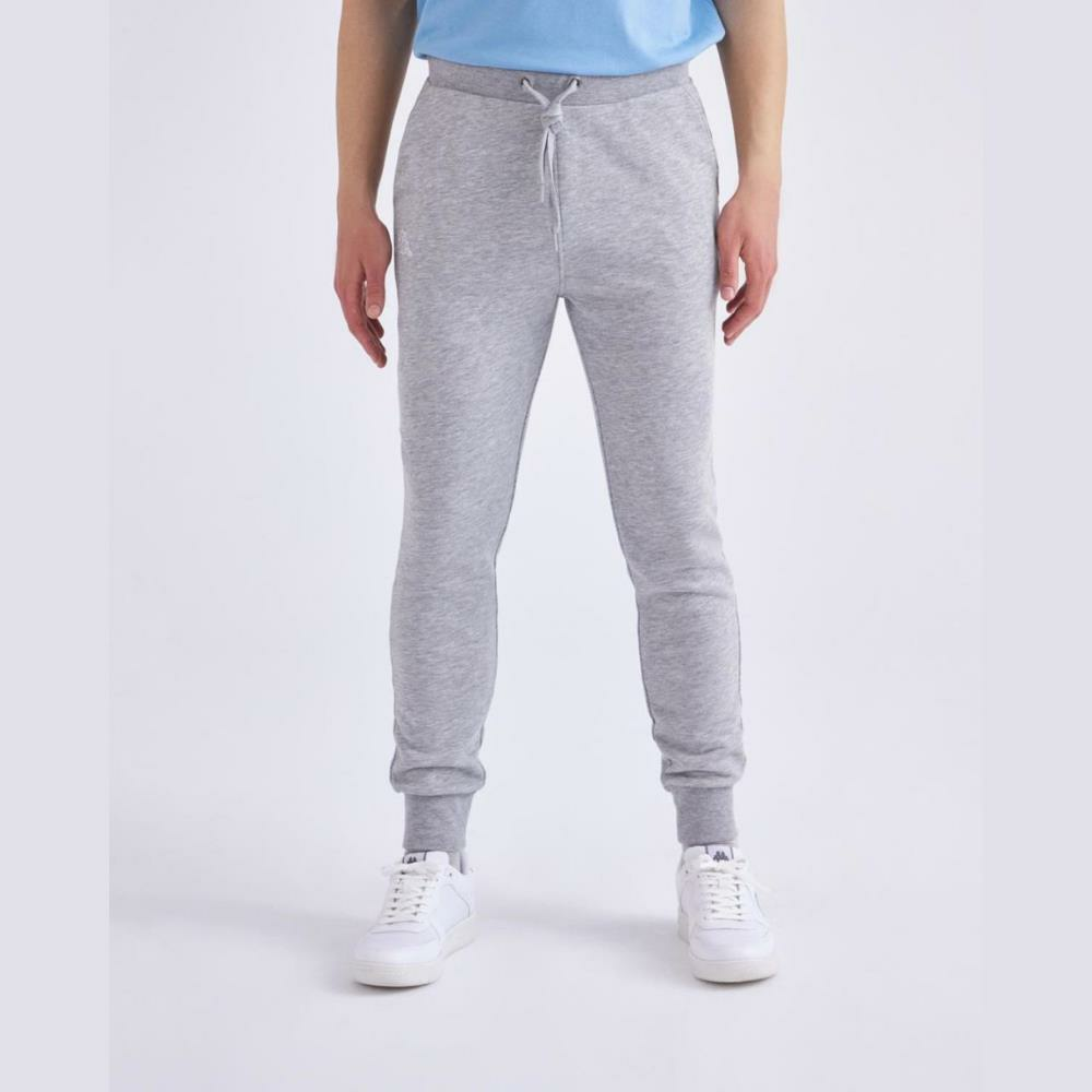 Kappa Logo Zanty Erkek Gri Melanj Slim Fit Eşofman Altı 341D3SW-77M