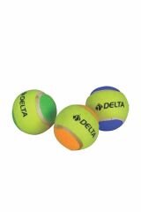 Delta Başlangıç Seviye Antrenman Için 3 Adet Tenis Topu RENKLİ