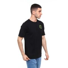 Raru Erkek %100 Pamuk T-Shirt GERA SİYAH  RCTB101-005