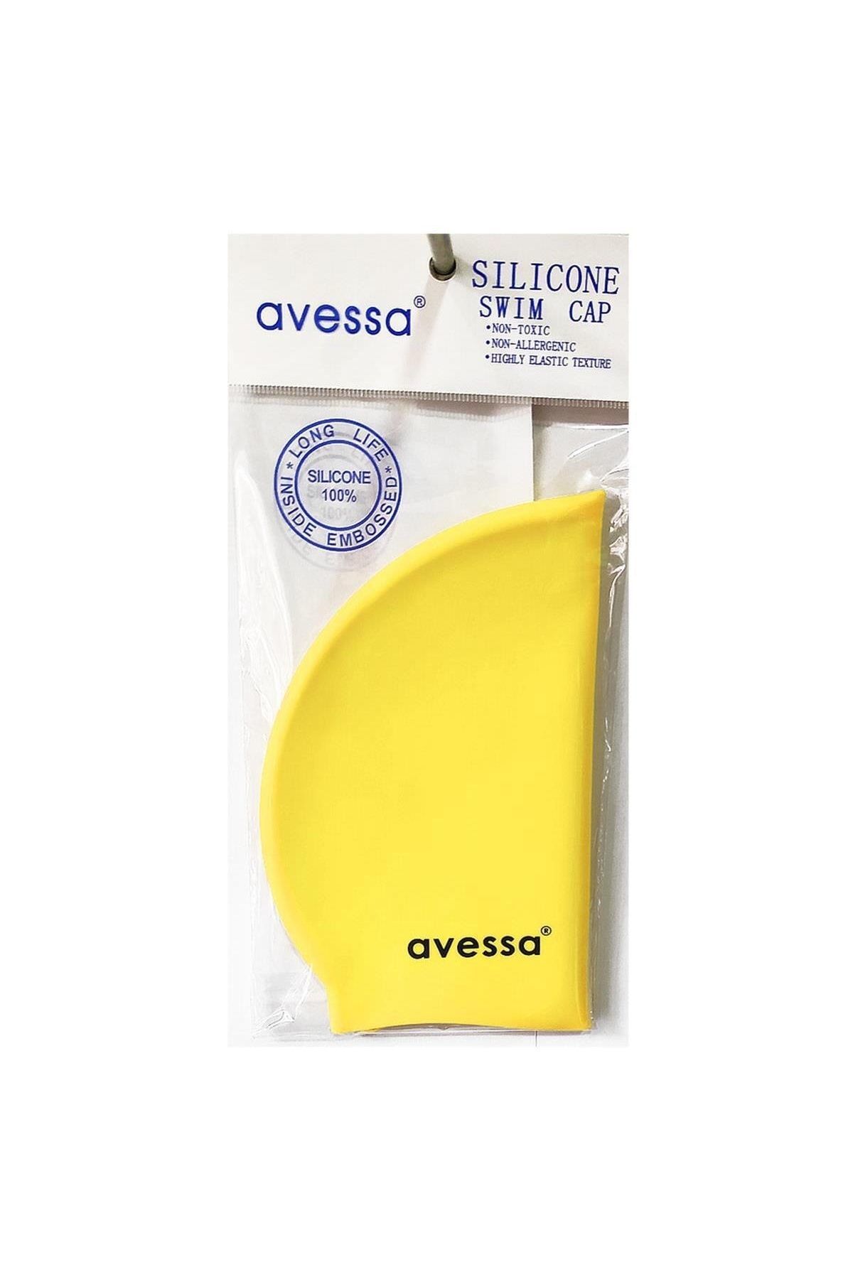 AVESSA Silikon Bone Sarı Havuz Bonesi SC-807