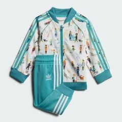 ADİDAS SUPERSTAR BEBEK YEŞİL EŞOFMAN TAKIMI (ED7708)